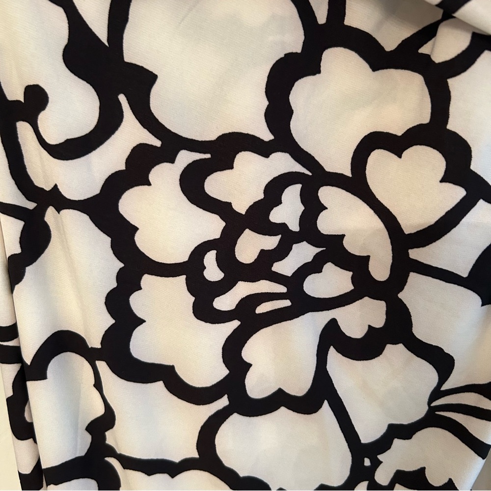 Catherine Malandrino black and white dress Size 8 - Picture 4 of 8